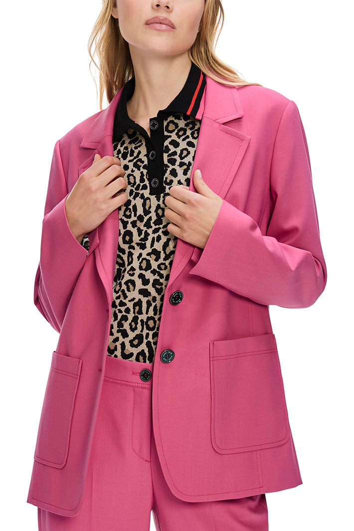 Marc Cain Sports Jacket Dragon Fruit Pink XS 34.03 W46 244 - Olivia Grace Fashion