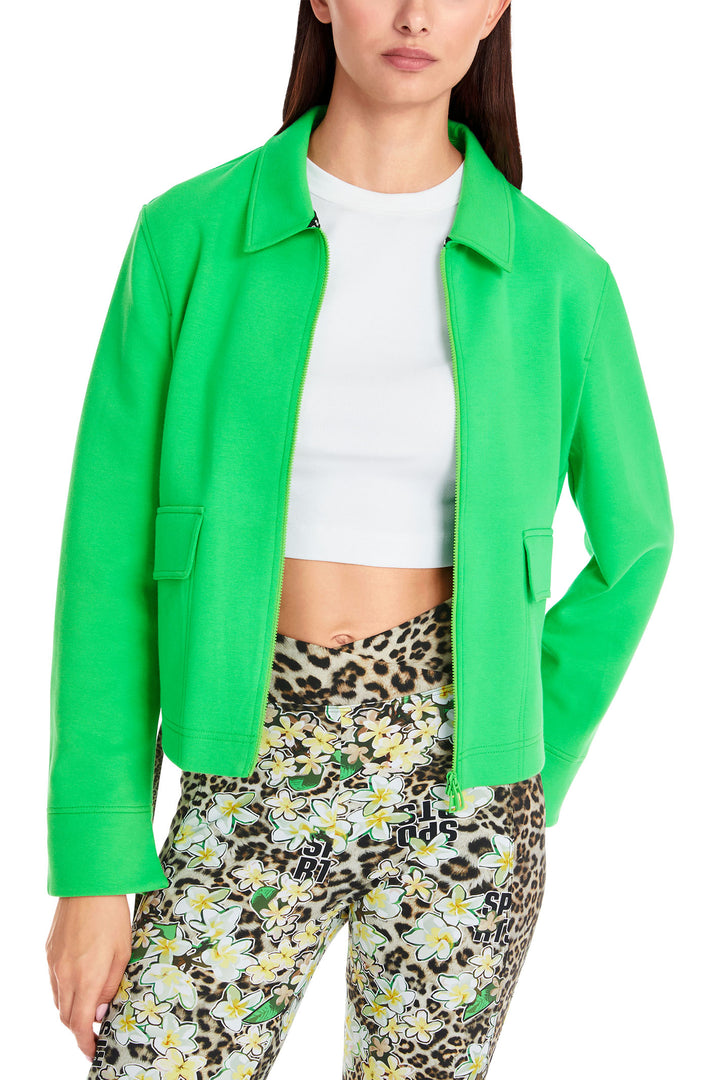 Marc Cain Sports Jacket Jersey Dark Apple Green YS 31.10 J17 549 - Olivia Grace Fashion