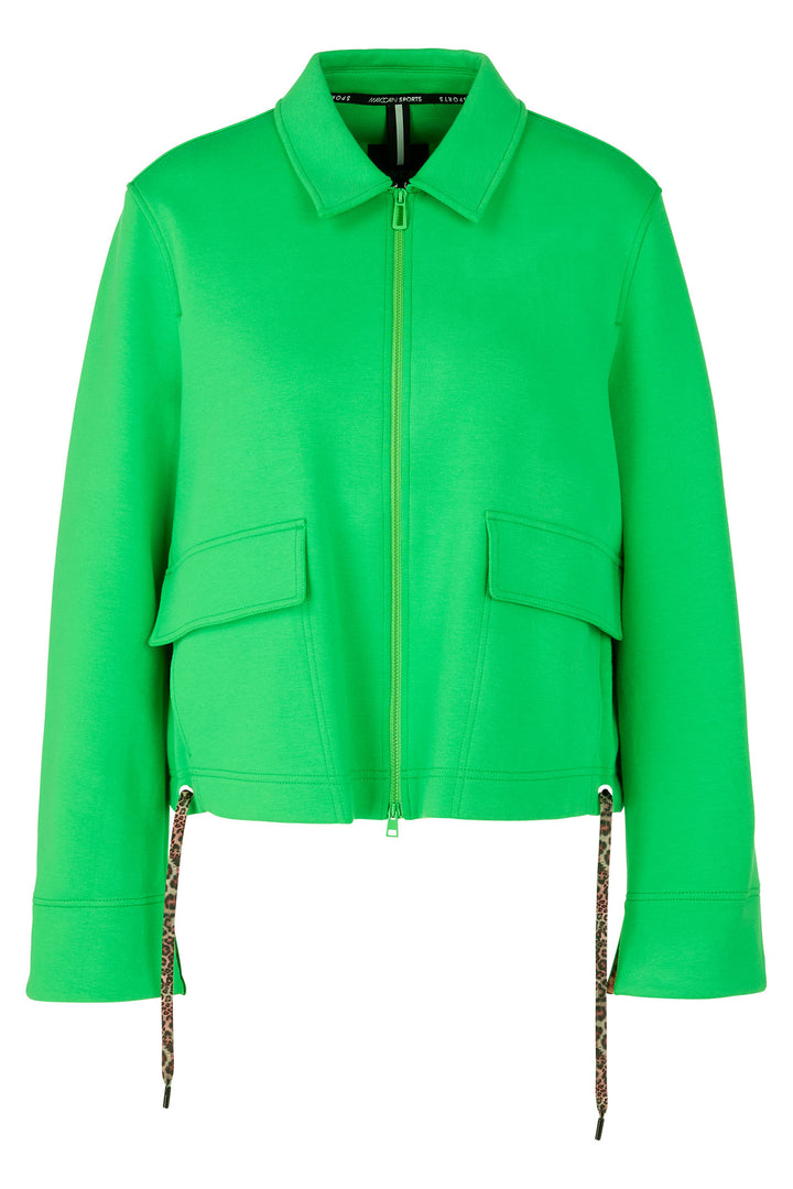 Marc Cain Sports Jacket Jersey Dark Apple Green YS 31.10 J17 549 - Olivia Grace Fashion