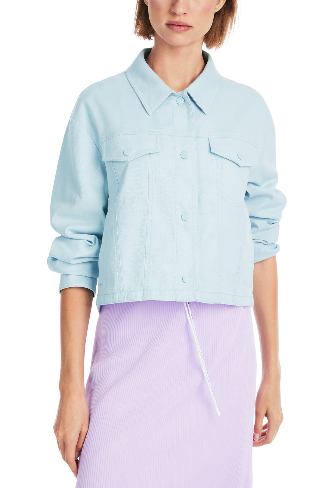 Marc Cain Sports Light Blue Relaxed Fit Jean Style Jacket YS 31.18 W30 313 - Olivia Grace Fashion