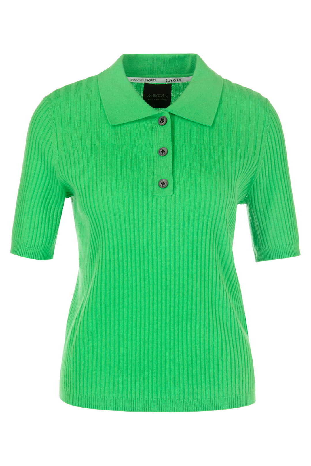 Marc Cain Sports Polo Shirt Dark Apple Green YS 53.06 M80 549 - Olivia Grace Fashion