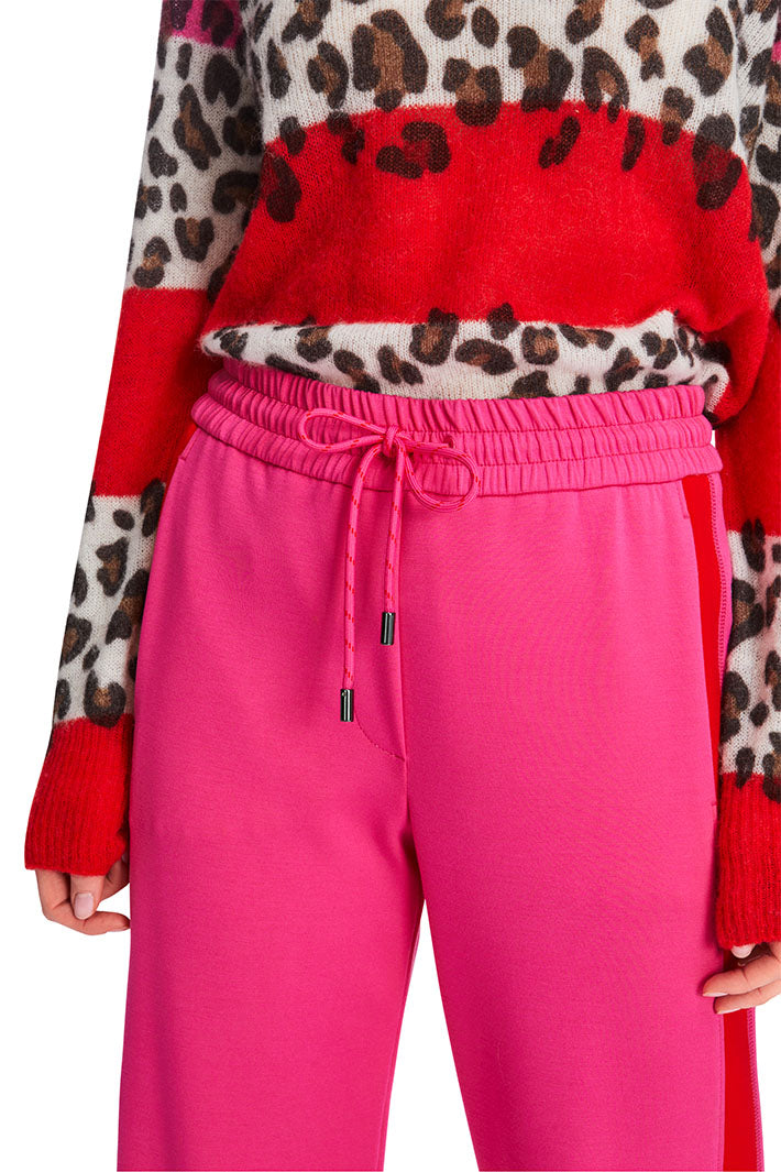 Marc Cain Sports Sweat Pants Dragon Fruit Pink XS 81.37 J06 244 - Olivia Grace Fashion