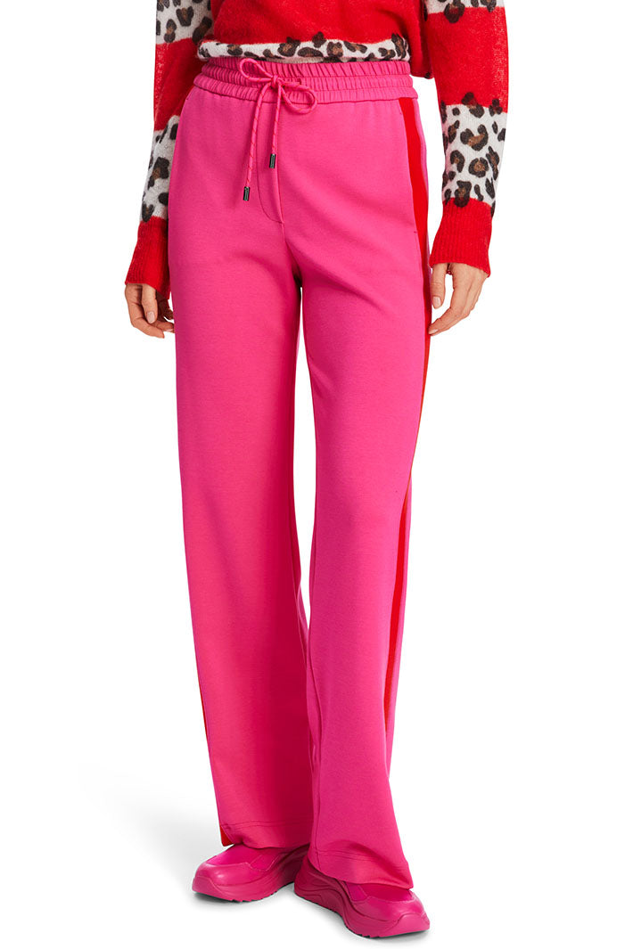 Marc Cain Sports Sweat Pants Dragon Fruit Pink XS 81.37 J06 244 - Olivia Grace Fashion