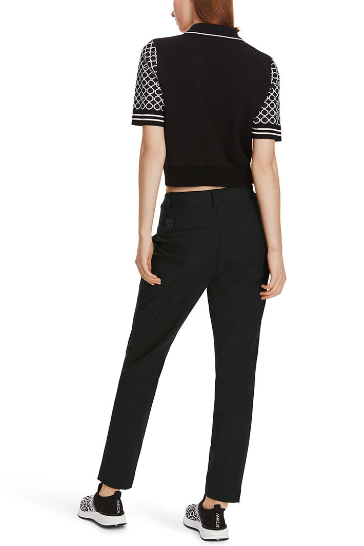 Marc Cain Sports Trousers Black XS 81.24 W25 900 - Olivia Grace Fashion