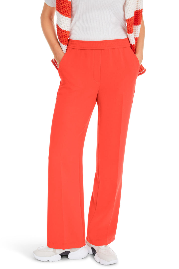 Marc Cain Sports Trousers Campari Red YS 81.13 W05 278 - Olivia Grace Fashion