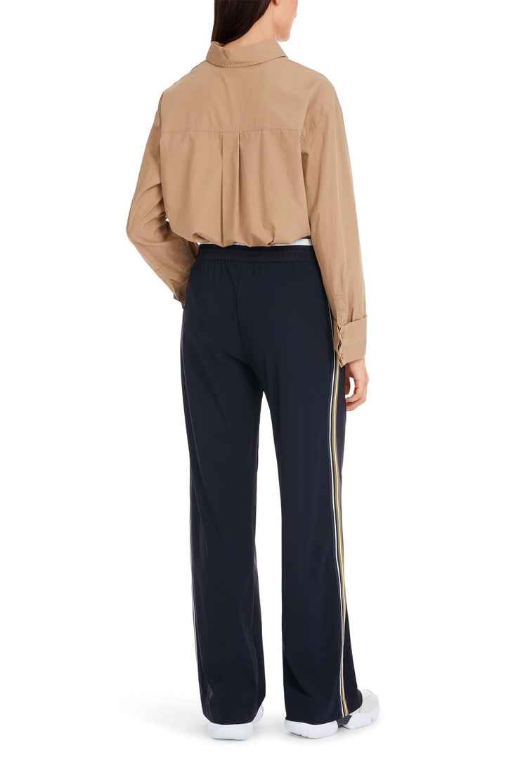 Marc Cain Sports Trousers Jersey Navy YS 81.41 J40 394 - Olivia Grace Fashion