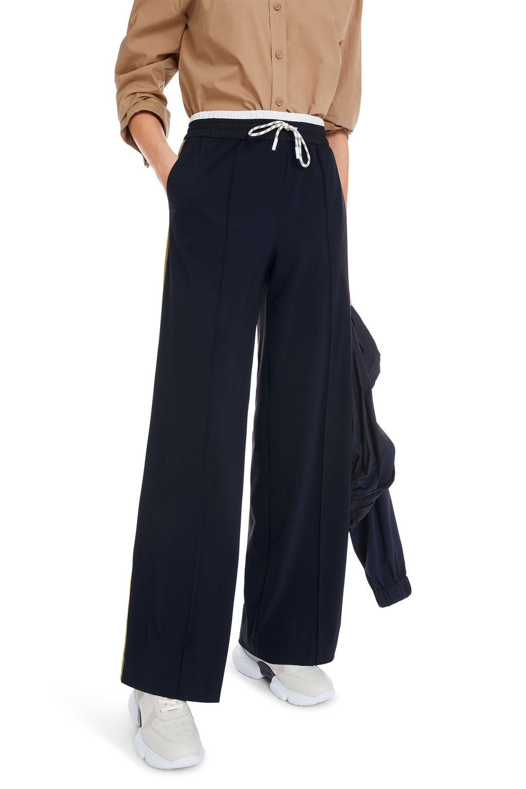 Marc Cain Sports Trousers Jersey Navy YS 81.41 J40 394 - Olivia Grace Fashion