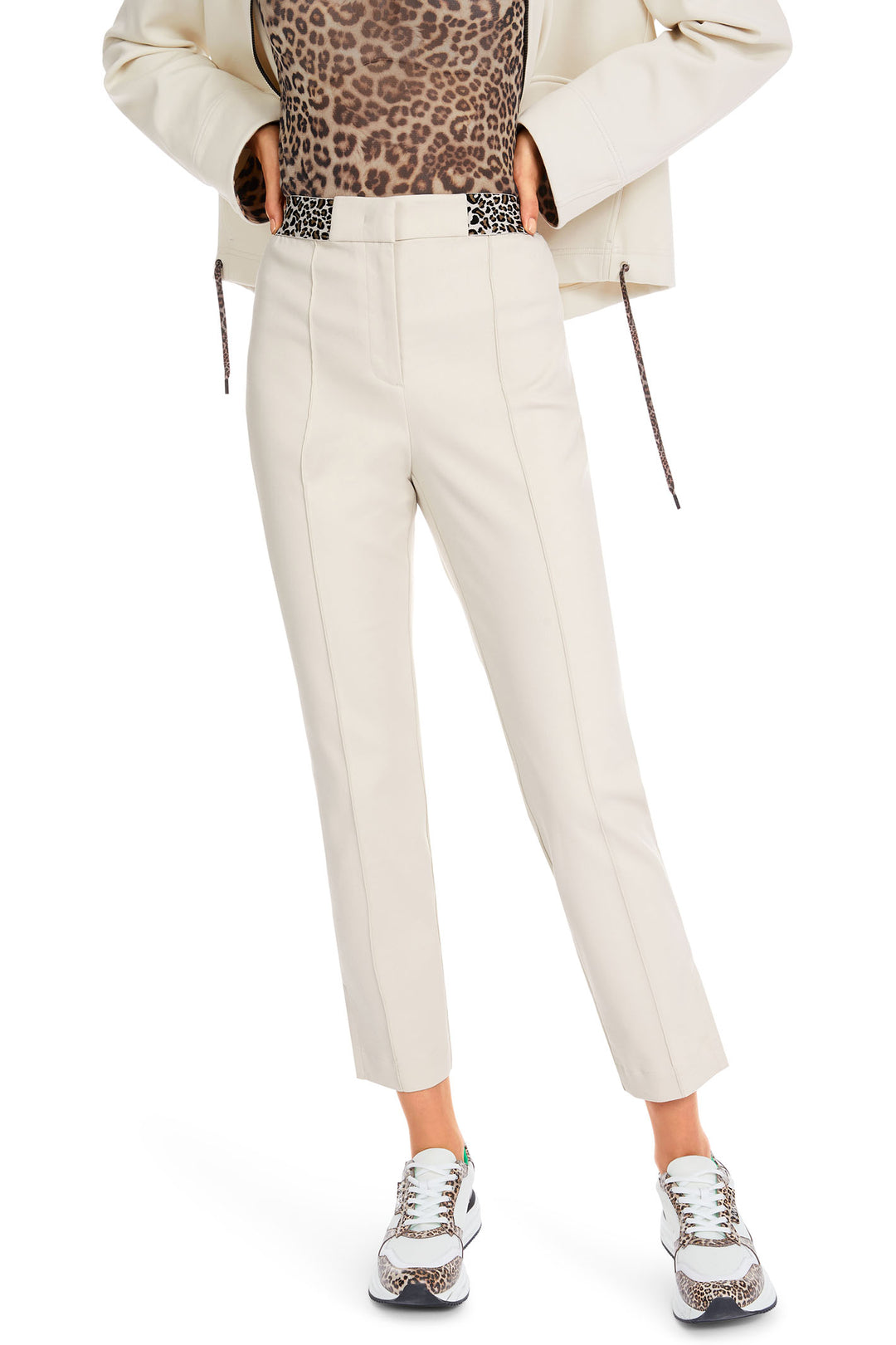 Marc Cain Sports Trousers Soft Stone YS 81.12 W08 183 - Olivia Grace Fashion