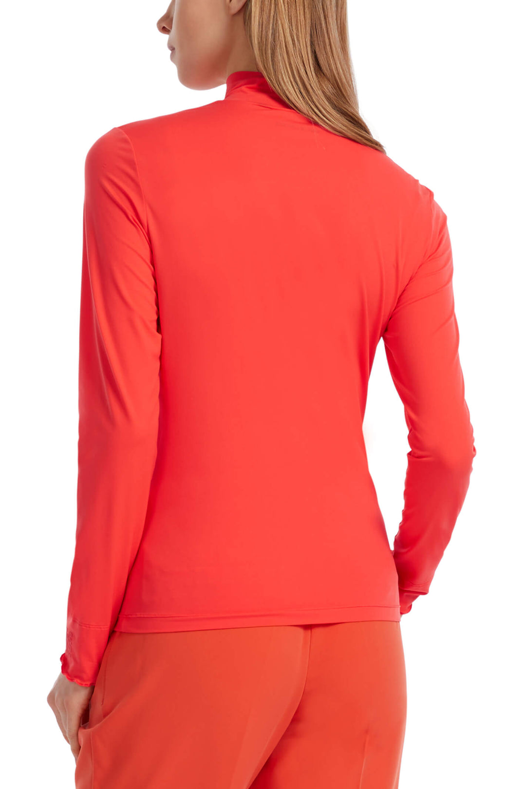 Marc Cain Sports VS 48.27 J18 278 Campari Orange Long Sleeve T-Shirt - Olivia Grace Fashion