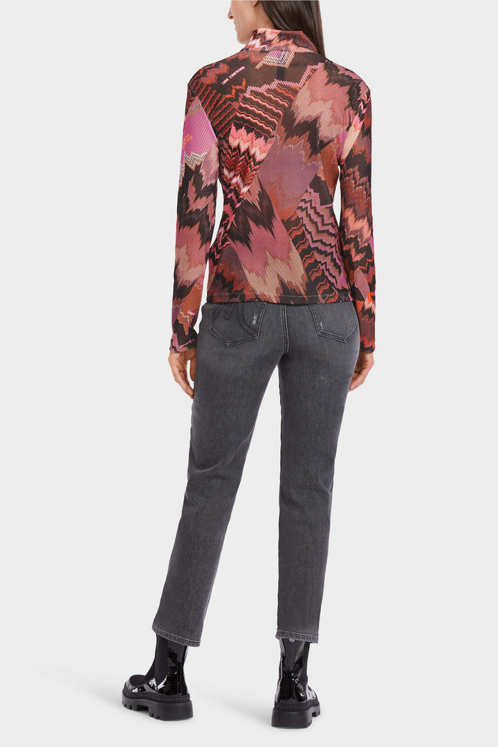 Marc Cain Sports VS 48.52 J49 254 Bright Orchid Long Sleeve T-Shirt - Olivia Grace Fashion