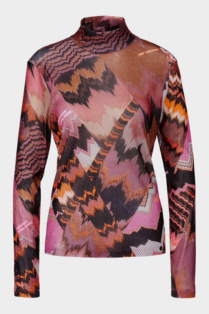 Marc Cain Sports VS 48.52 J49 254 Bright Orchid Long Sleeve T-Shirt - Olivia Grace Fashion