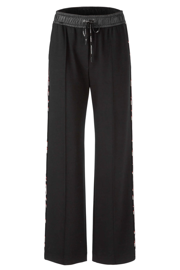 Marc Cain Sports VS 81.25 J06 Welby 900 Black Pull On Trousers - Olivia Grace Fashion