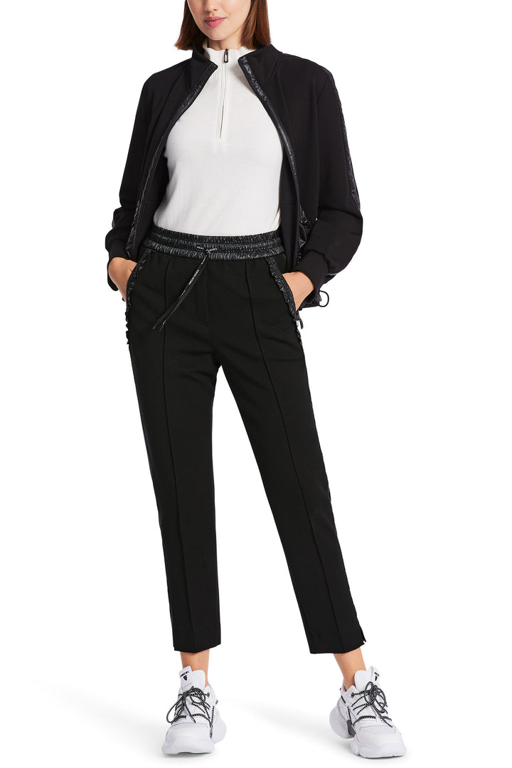 Marc Cain Sports WS 81.38 J06 900 Black Rhodos Trousers - Olivia Grace Fashion