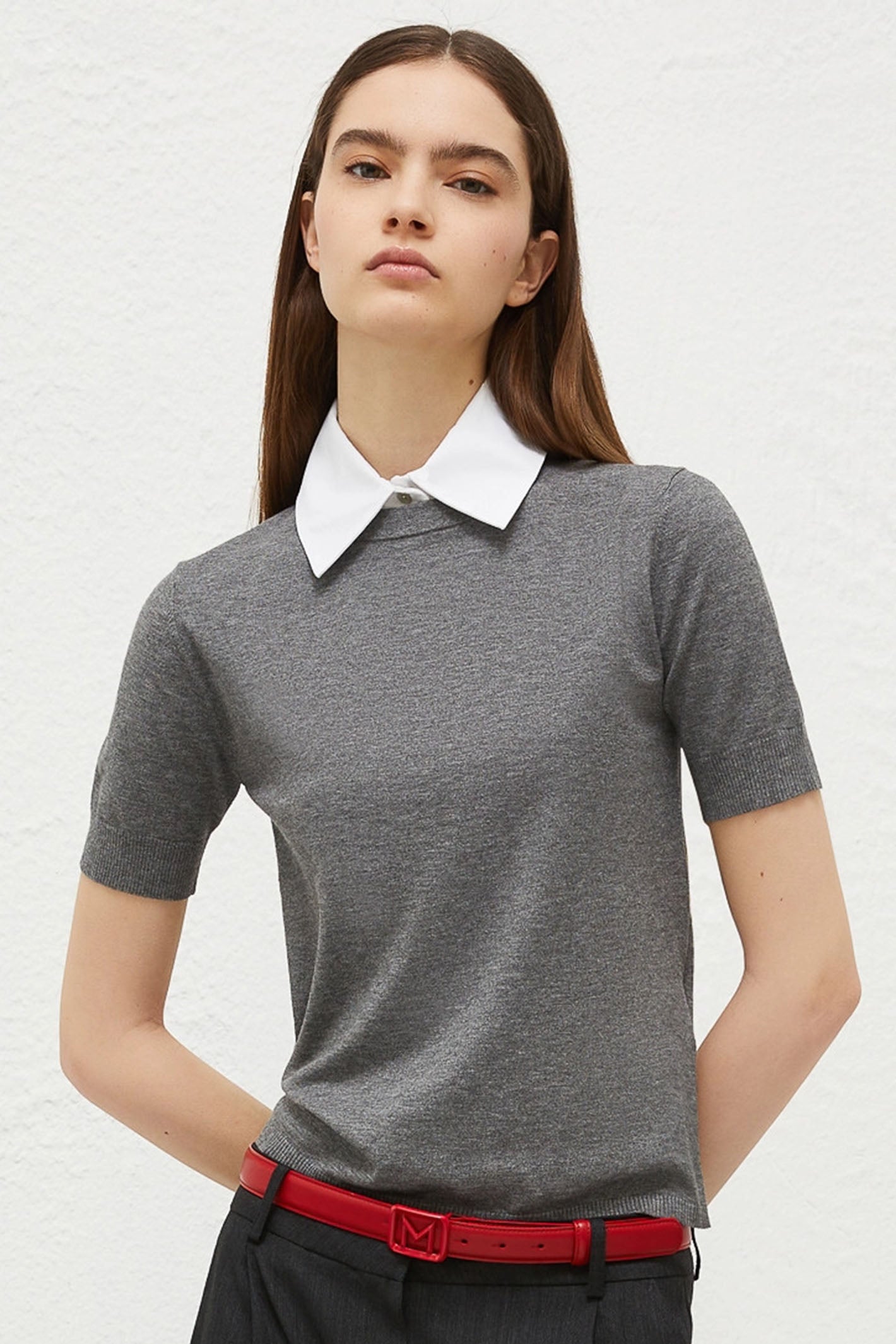 Collared shirt jumper hotsell