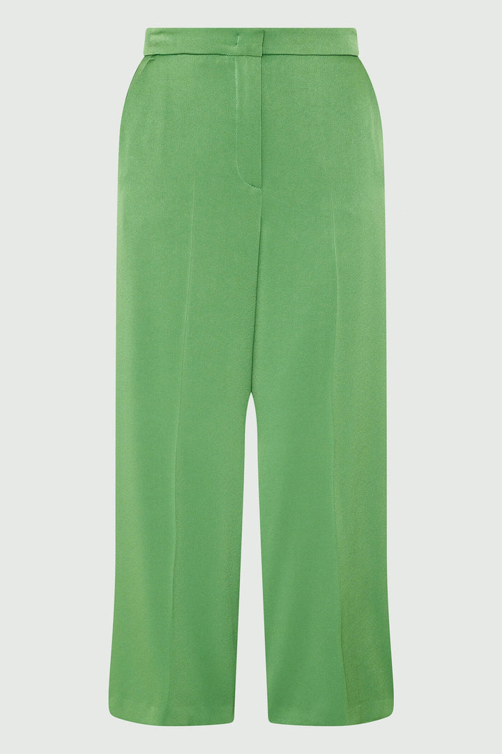 Marella Scorza 2331360938200 Green Grass Wide Leg Trousers - Olivia Grace Fashion