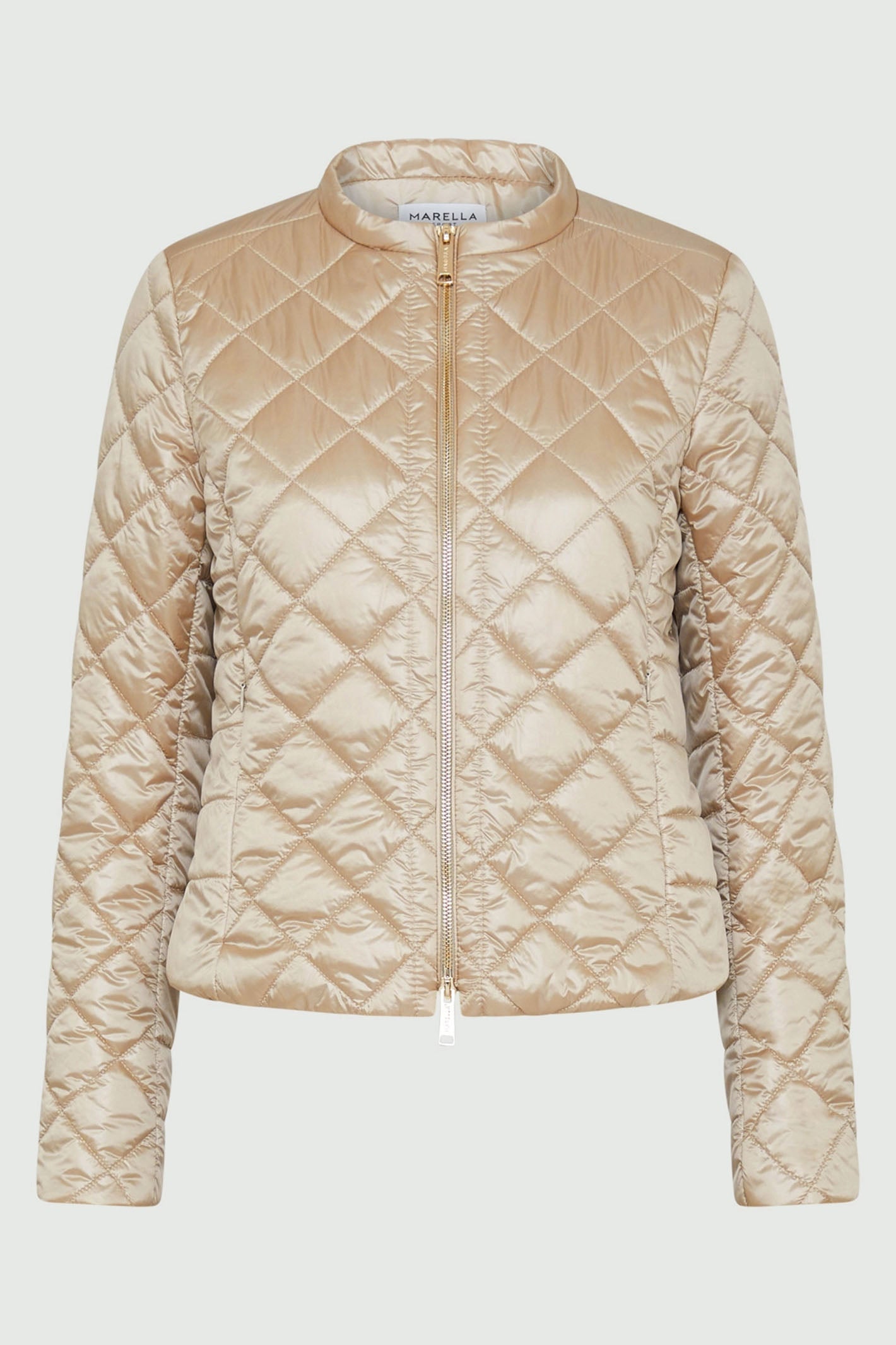 Gold quilted jacket hotsell