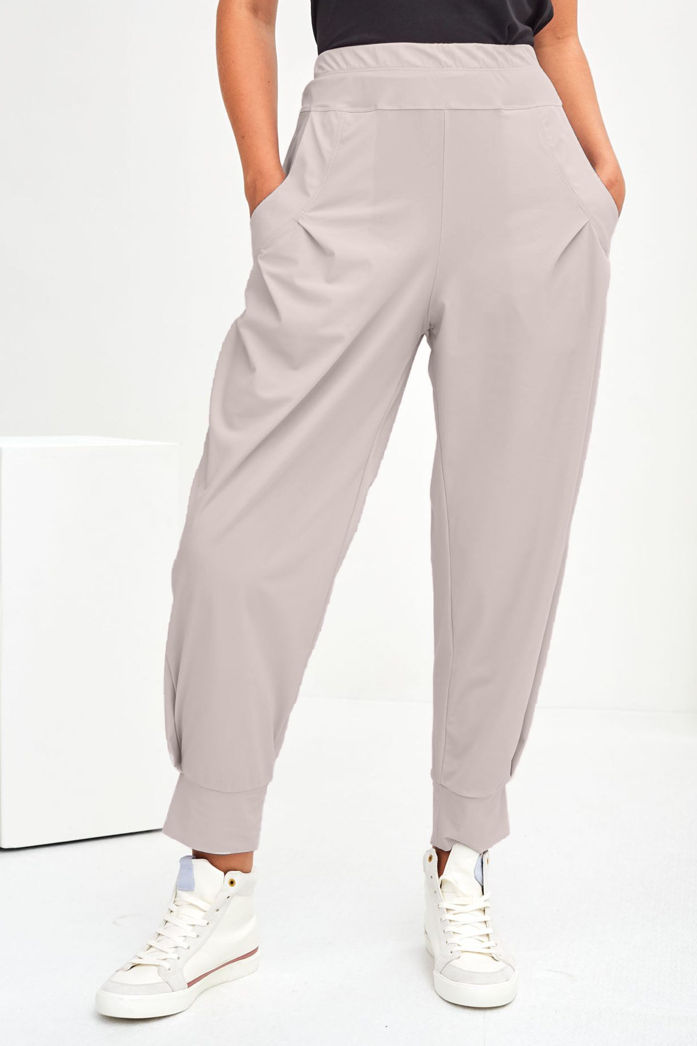 Naya NAS24101 Mink Tuck Trousers