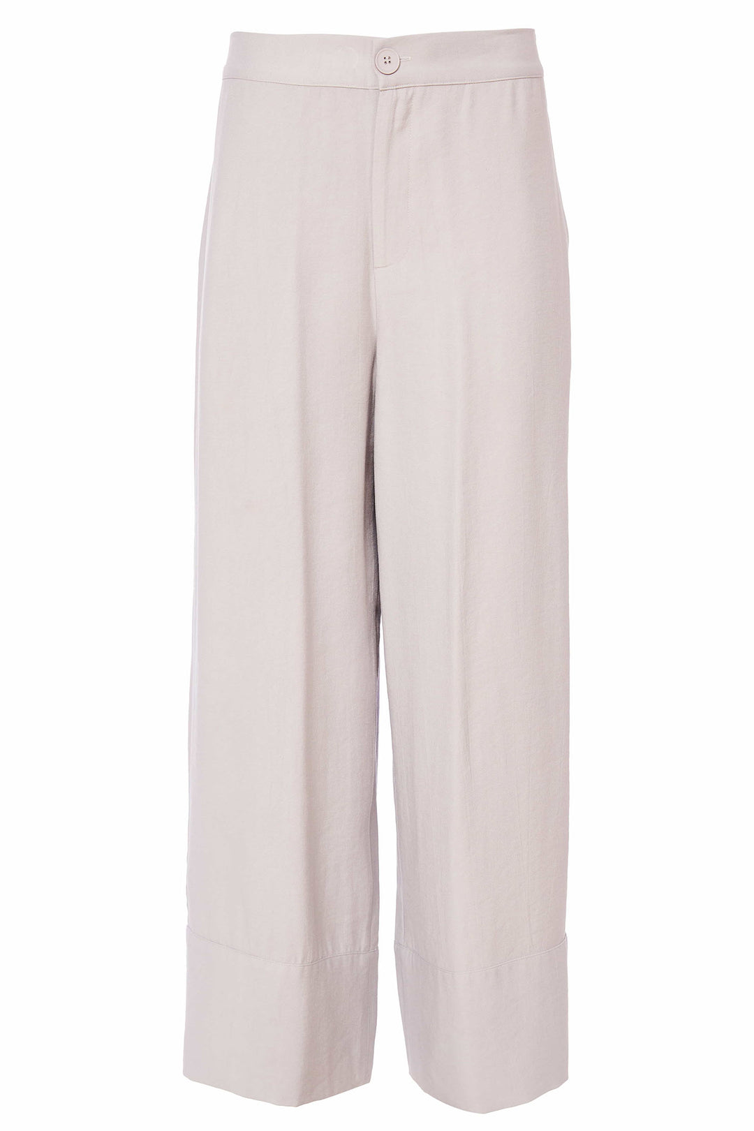 Naya NAS25307 Light Grey Wide Leg Trousers - Olivia Grace Fashion