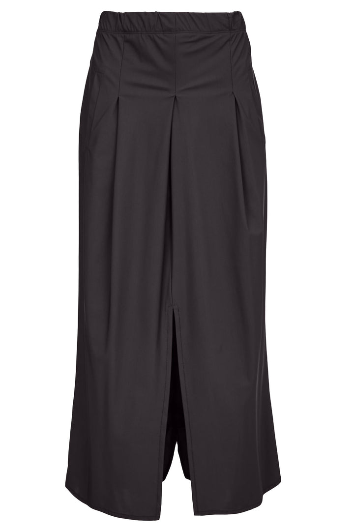 Naya Pleat Front Skirt Black NAW24243 - Olivia Grace Fashion