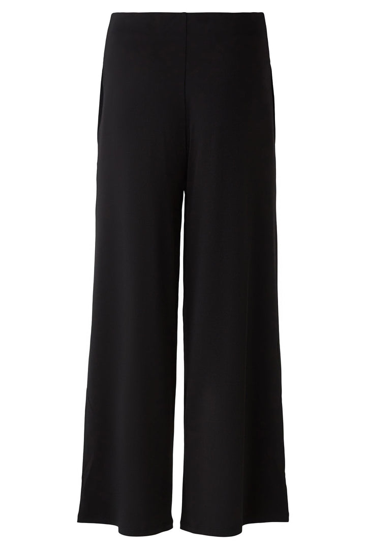 Oui 88391 Black Pull-On Culotte Trousers - Olivia Grace Fashion