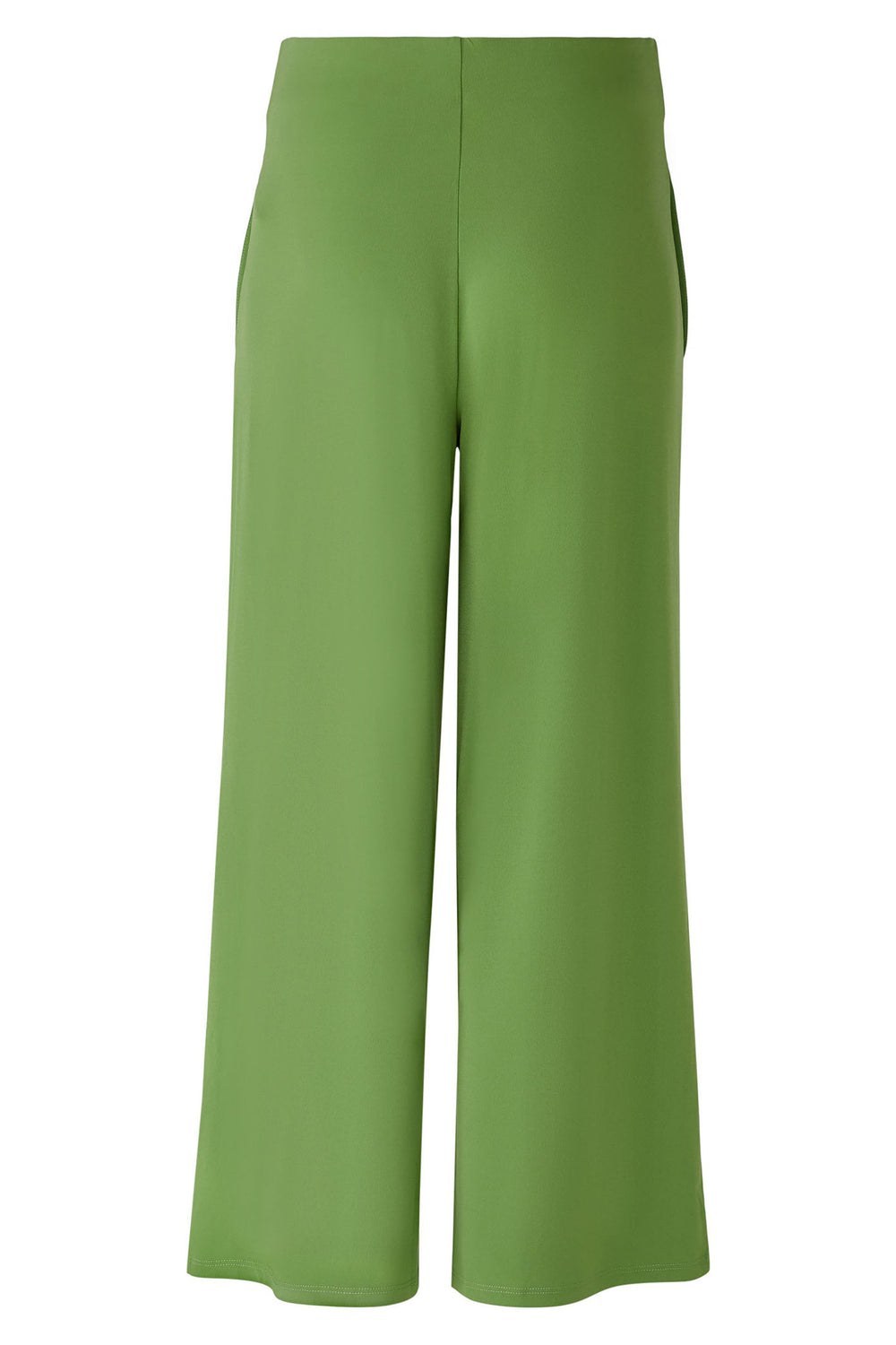 Oui 88391 Green Pull-On Culotte Trousers - Olivia Grace Fashion