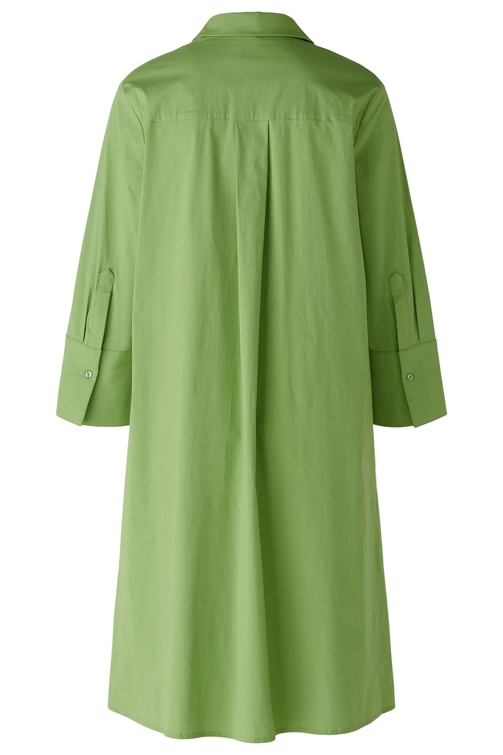 Oui 88465 Forest Green Wide Sleeve Shirt Dress - Olivia Grace Fashion