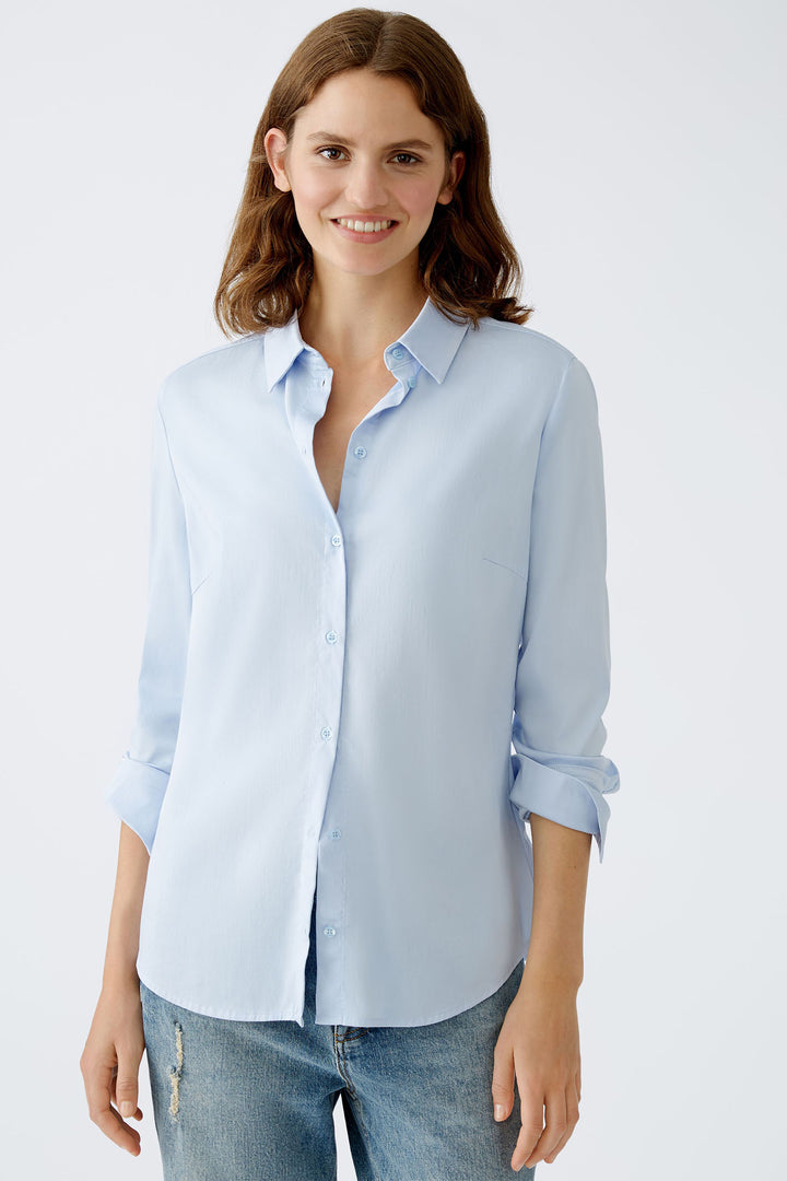 Oui Anuya Shirt Blouse Light Blue 89101-5160 - Olivia Grace Fashion