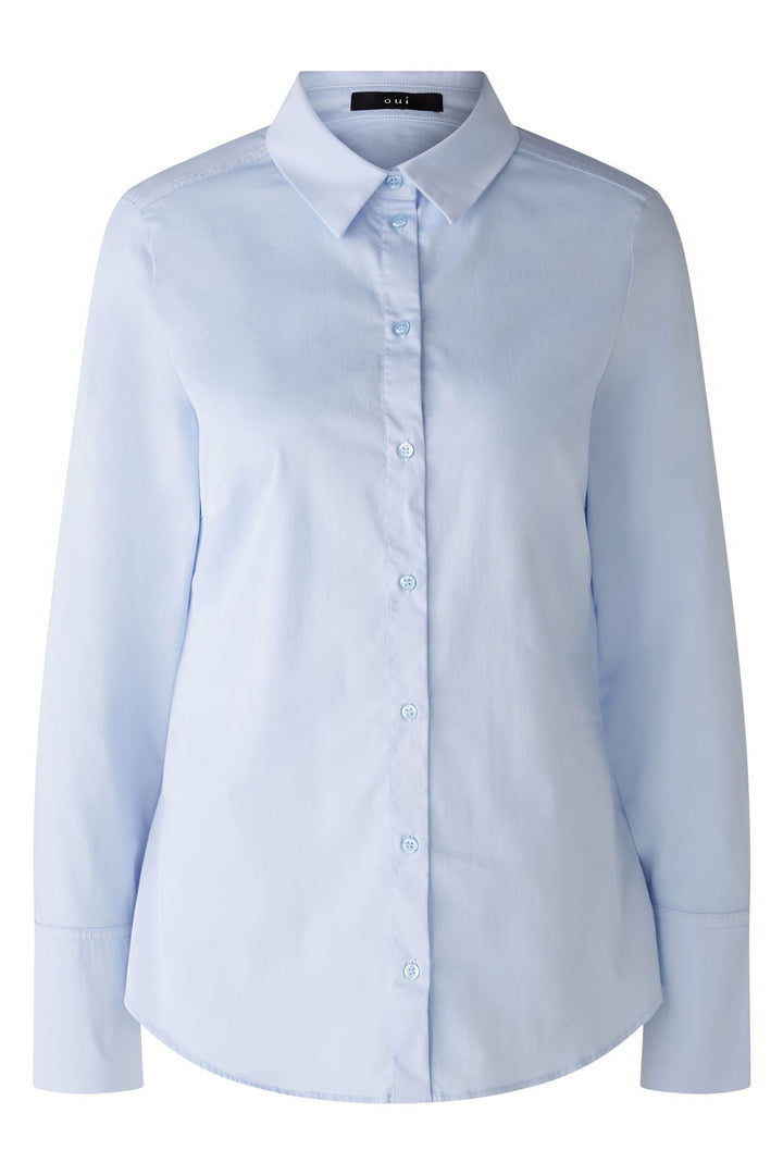 Oui Anuya Shirt Blouse Light Blue 89101-5160 - Olivia Grace Fashion