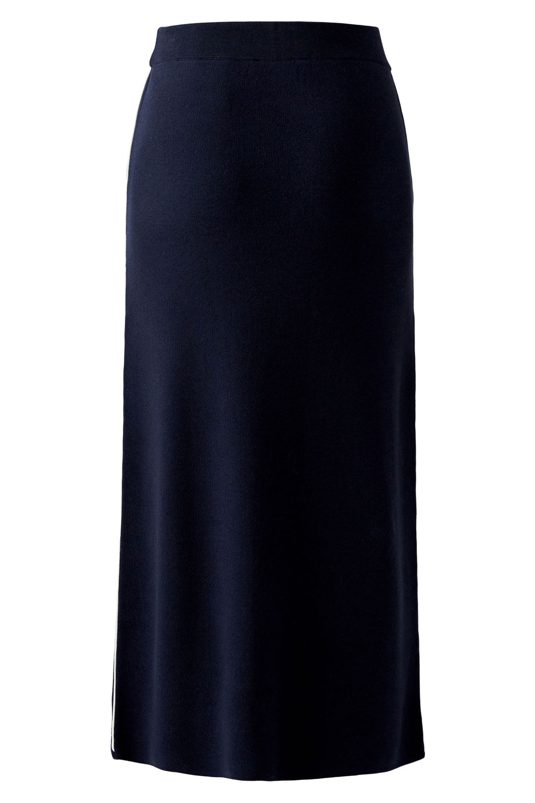 Oui Knit Skirt Dark Blue Pull-On 91804 5742 - Olivia Grace Fashion