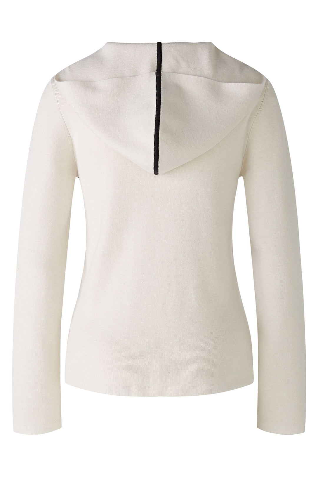 Oui Top V-Neck Hooded Off-White 90798 1021 - Olivia Grace Fashion