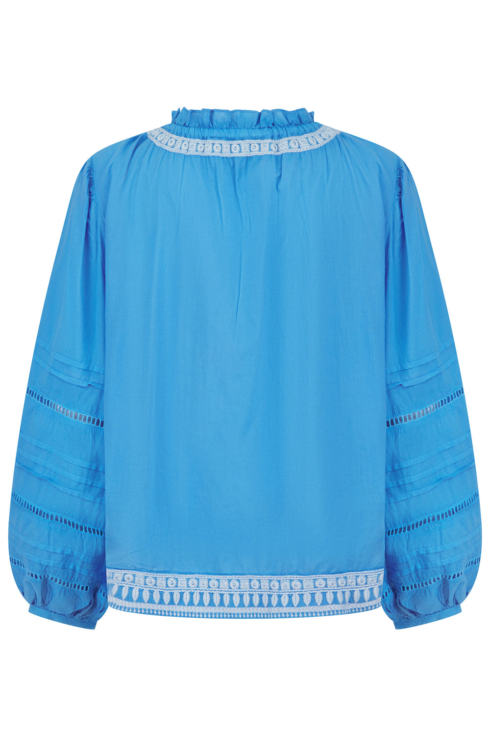 Pranella Blouse August Cornflower Blue - Olivia Grace Fashion