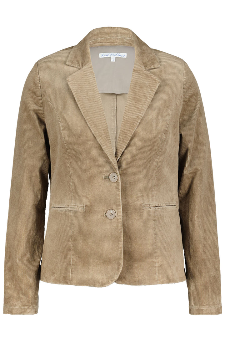 Red Button Babs Corduroy Blazer Jacket Light Taupe SRB4398 - Olivia Grace Fashion