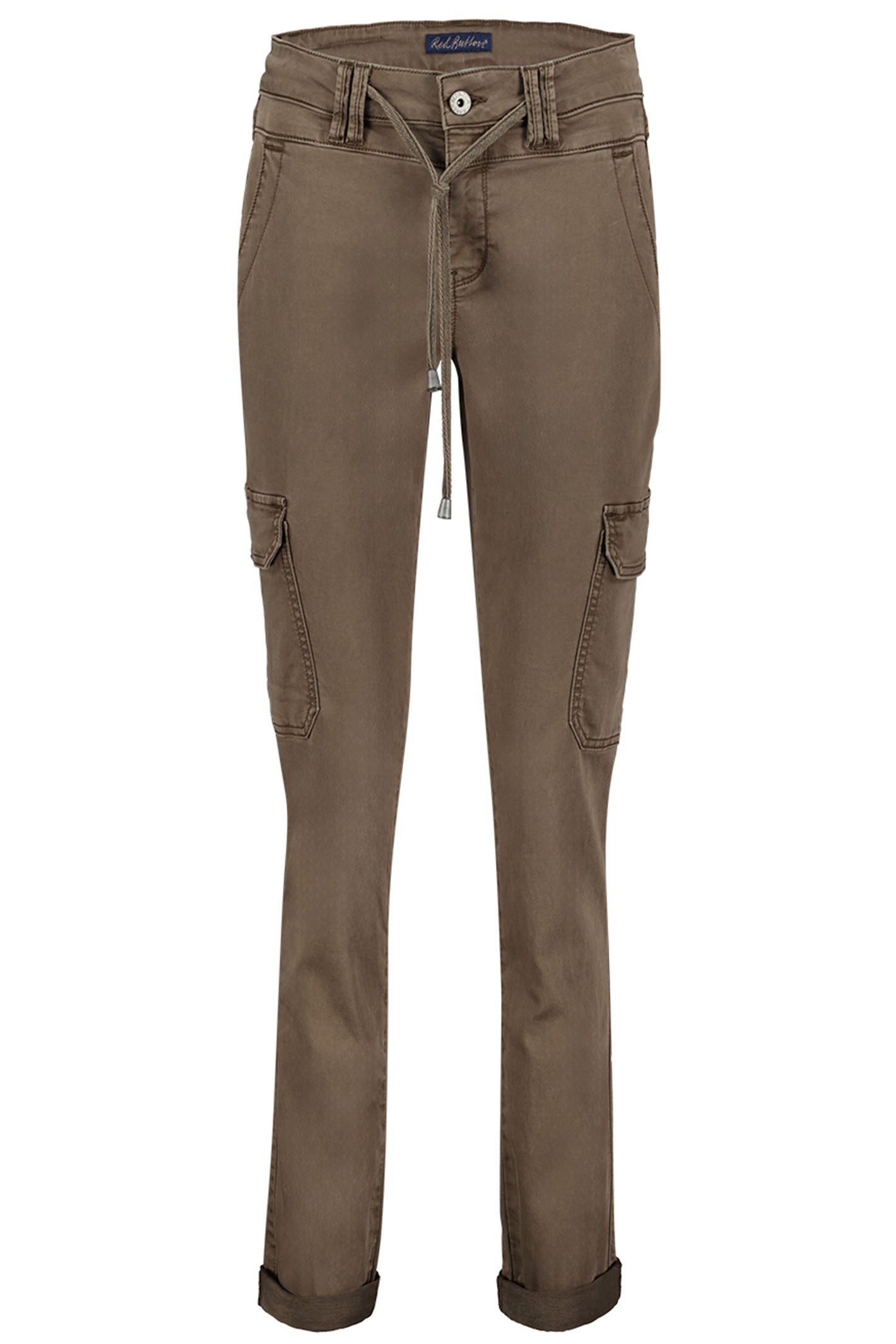 Red Button Cargo Jogger Trousers Mud Brown SRB4325