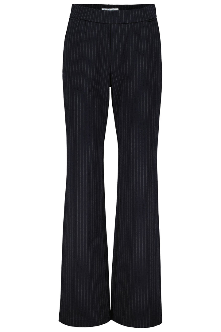 Red Button Collete Trousers Black Punta Pinstripe SRB4310 - Olivia Grace Fashion