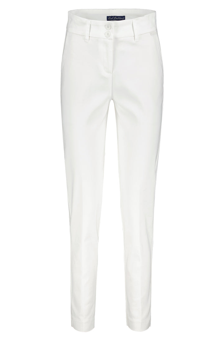 Red Button Diana Cropped Trousers Smart Colour Off White SRB4493 - Olivia Grace Fashion