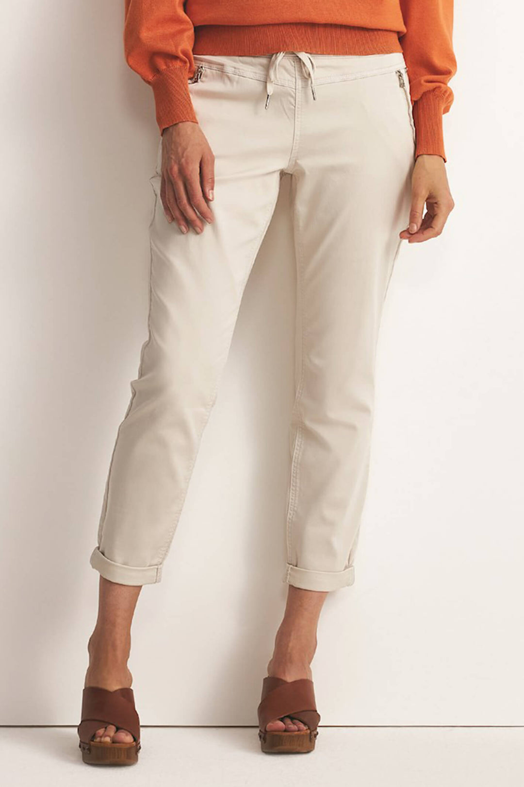 Red Button SRB3936 Kit Stone Tessy Crop Jogger Trousers - Olivia Grace Fashion