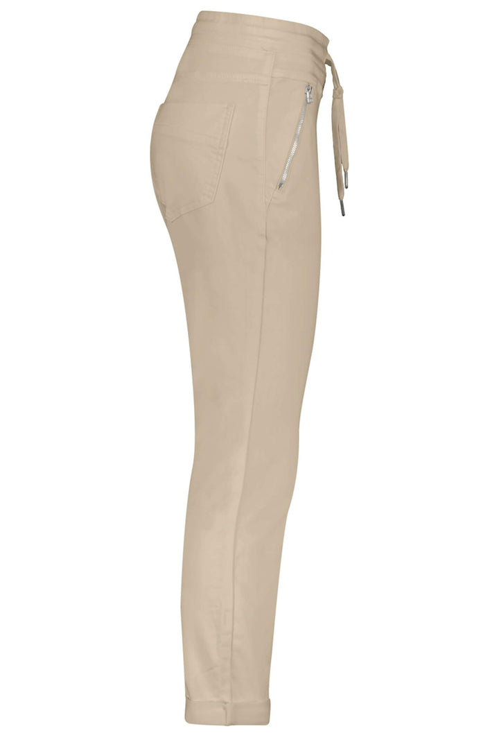 Red Button SRB3936 Sand Tessy Crop Jogger Trousers - Olivia Grace Fashion