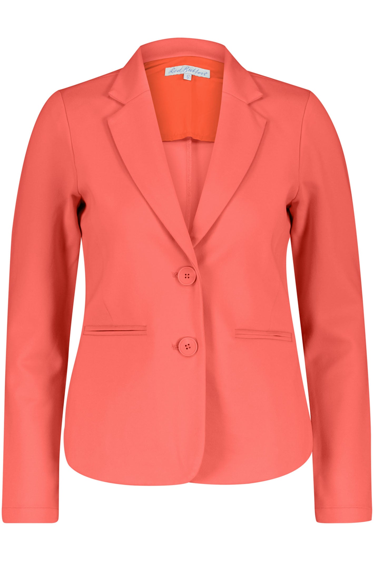 Red Button SRB4213 Flamingo Coral Punta Blazer Jacket