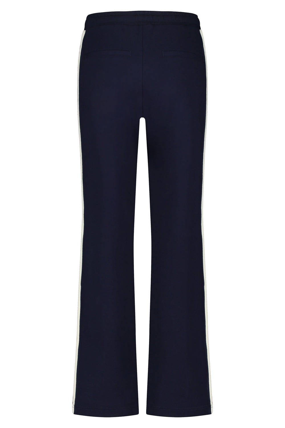 Red Button SRB4482B Dark Blue Colette Trousers Punta Drawstring With Sidetape - Olivia Grace Fashion