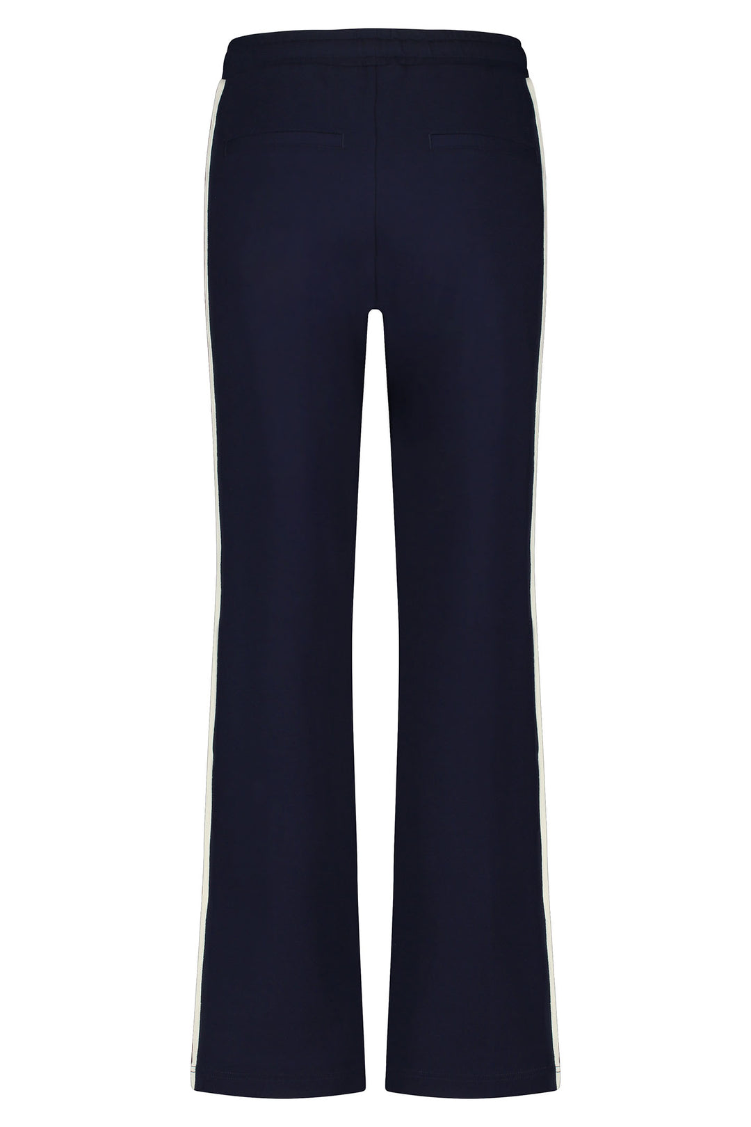 Red Button SRB4482B Dark Blue Colette Trousers Punta Drawstring With Sidetape - Olivia Grace Fashion