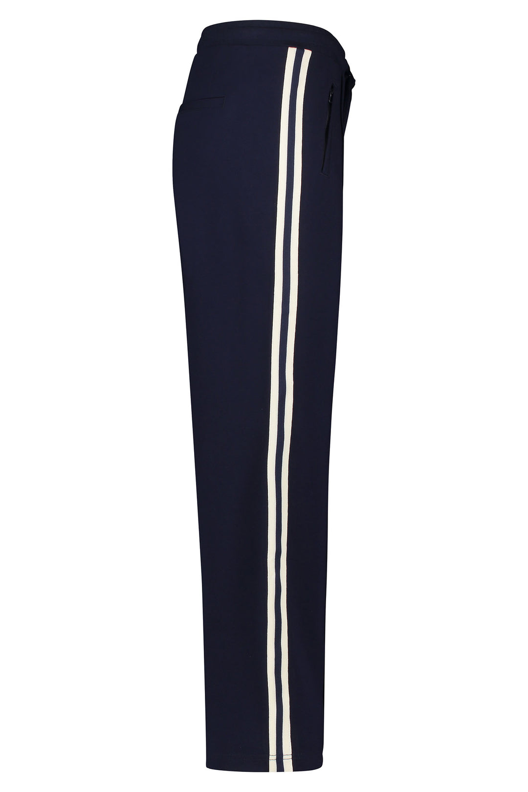 Red Button SRB4482B Dark Blue Colette Trousers Punta Drawstring With Sidetape - Olivia Grace Fashion