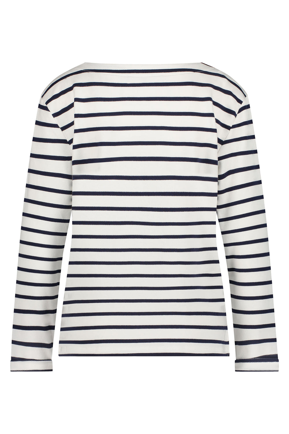 Red Button Terry Dark Blue Stripe Long Sleeve Top SRB4471A -  Olivia Grace Fashion