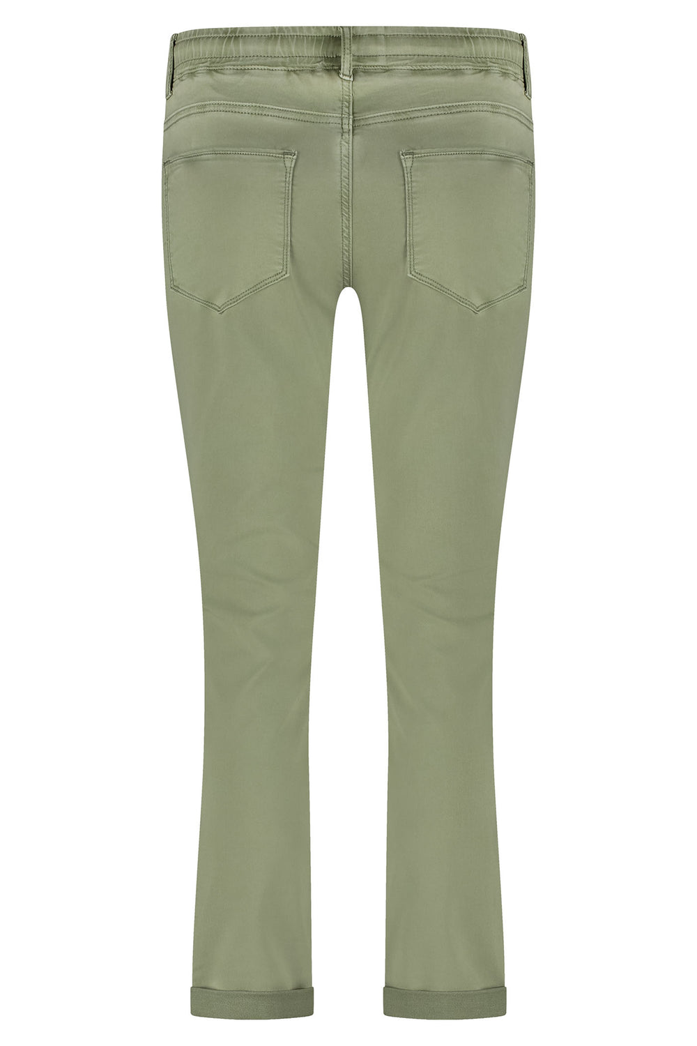 Red Button Tessy Trousers Cropped Jogger Summer Sage Green SRB4502 - Olivia Grace Fashion