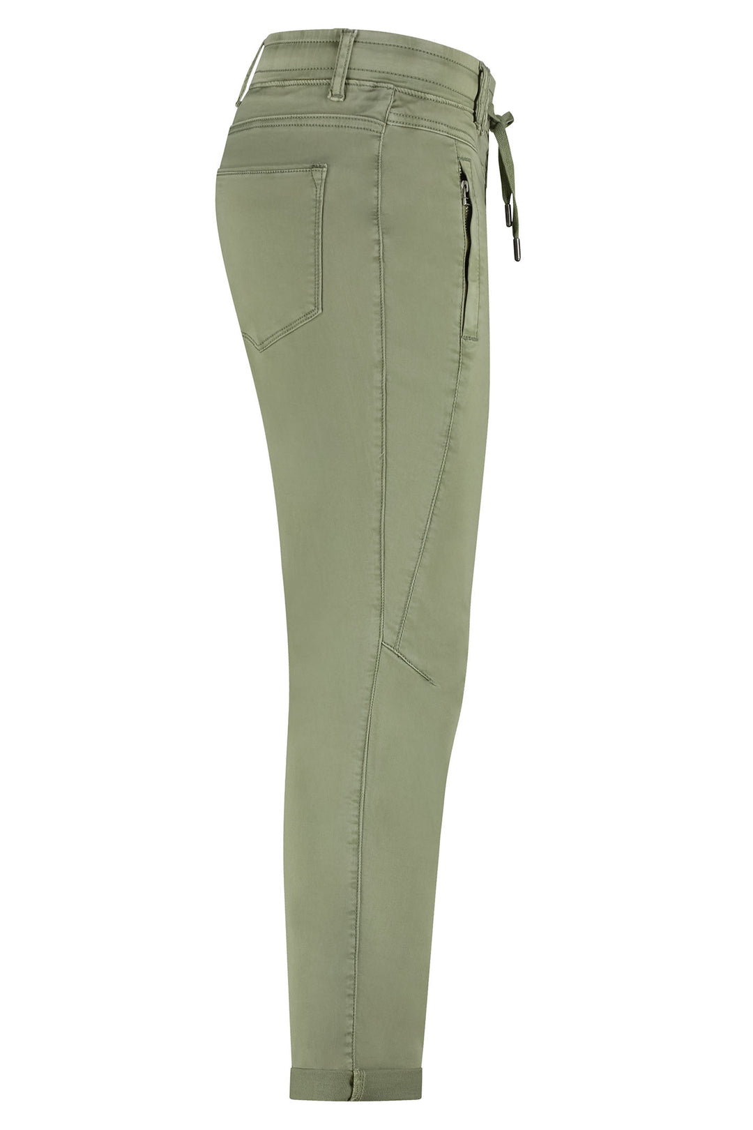 Red Button Tessy Trousers Cropped Jogger Summer Sage Green SRB4502 - Olivia Grace Fashion