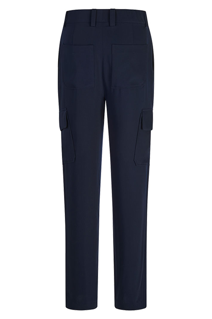 Riani Trousers Cargo Deep Blue 533510-4356 - Olivia Grace Fashion