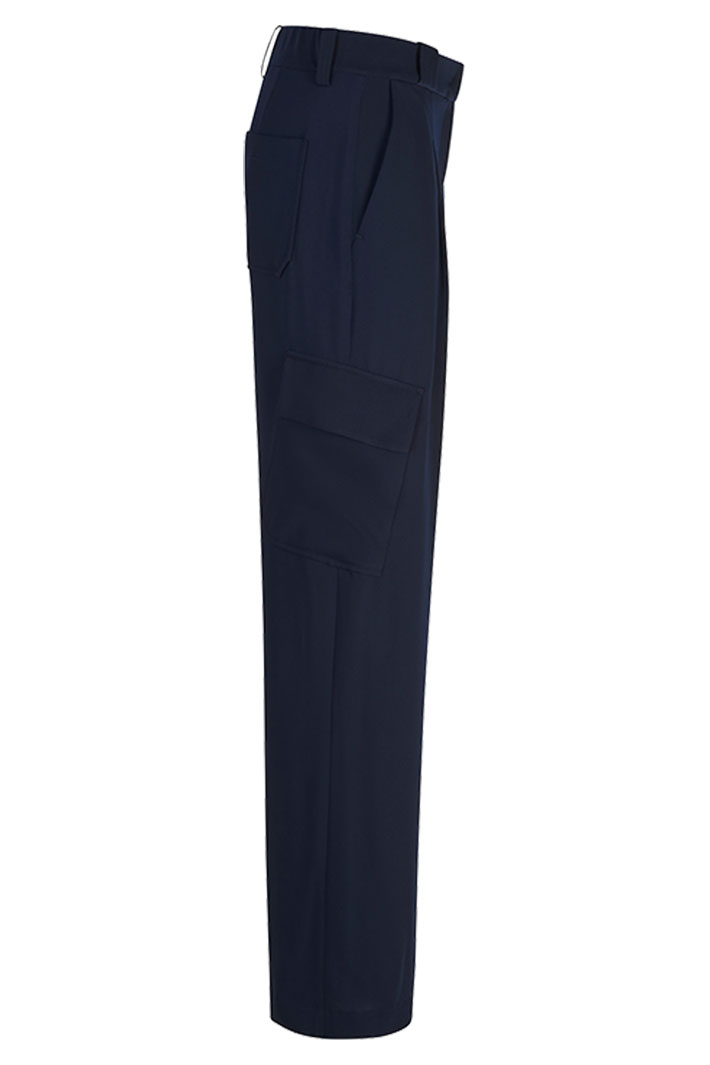 Riani Trousers Cargo Deep Blue 533510-4356 - Olivia Grace Fashion