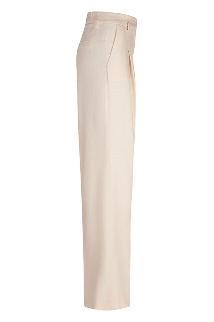 Riani Trousers Fresco Fiammato Wide Fit Blé Cream 533290-4355-802 - Olivia Grace Fashion