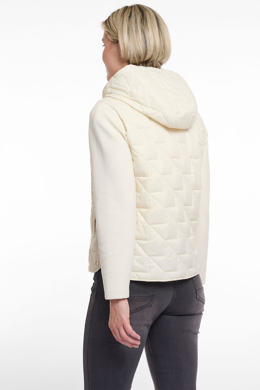 Rino & Pelle Gisela Light Quilted Jacket Birch Cream 7002521 - Olivia Grace Fashion