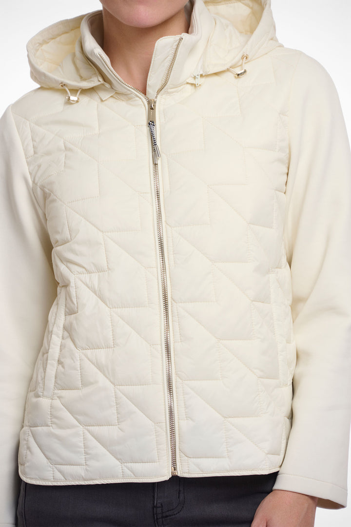 Rino & Pelle Gisela Light Quilted Jacket Birch Cream 7002521 - Olivia Grace Fashion