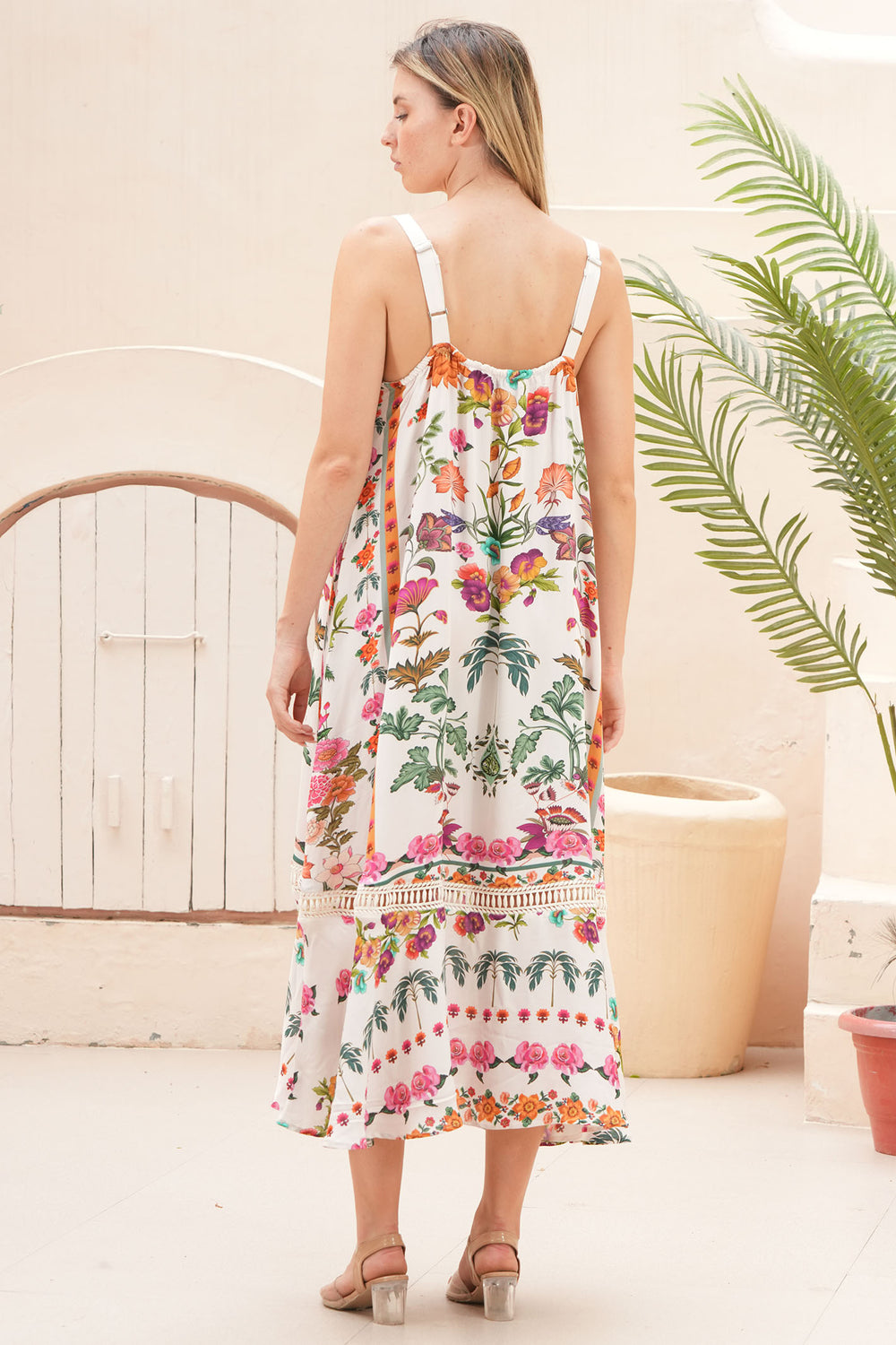 Stella Moretti Dress Samaira Paradiso Floreale - Olivia Grace Fashion